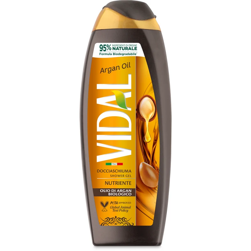 Vidal Argan Oil Docciaschiuma Olio di Argan Biologico 250 ml