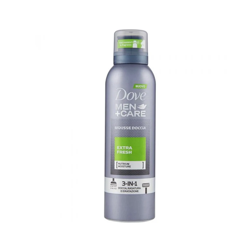 Dove Men Care Mousse Doccia Extra Fresh 3In1 Doccia Rasatura E Idratazione 200ml