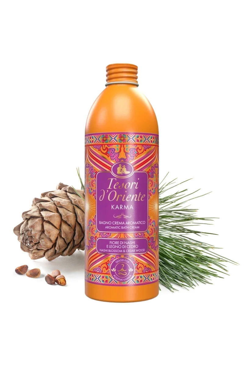 Tesori D'oriente Bagno crema Karma Fiore di Nashi e Legno di Cedro 500 ml