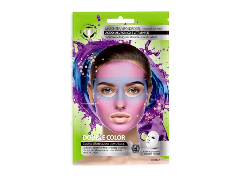 SETABLU MASCHERA VISO IDROGEL DOUBLECOLOR IALURONICO VITAMINA E