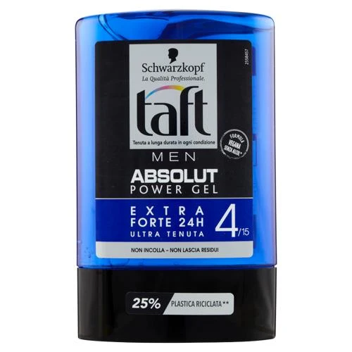 Taft Men Absolut Power Gel 4/15 300 ml ultra tenuta , non incolla