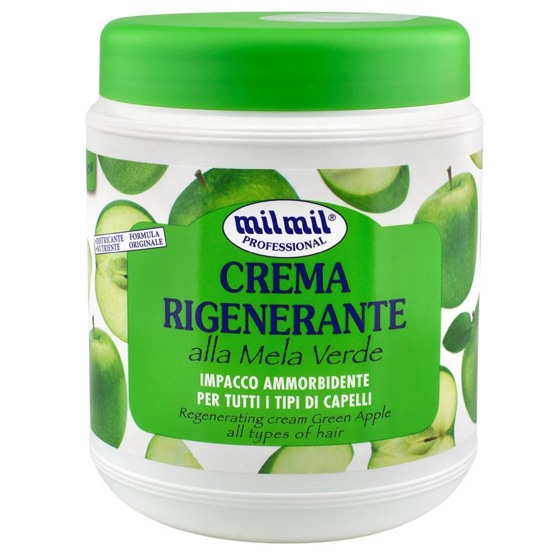 MIL MIL CREMA RIGENERANTE PER CAPELLI ALLA MELA VERDE 1kg