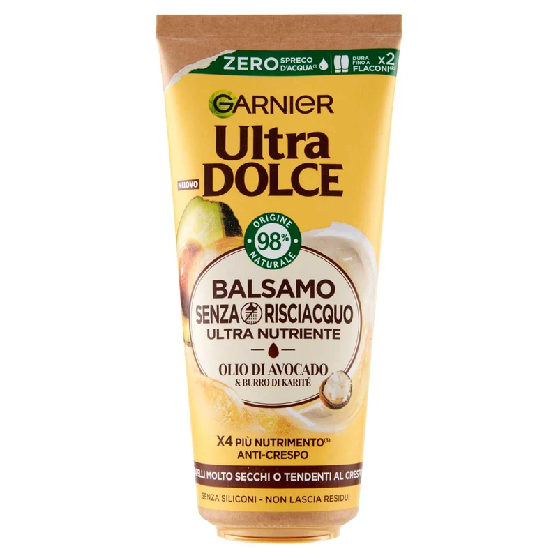 Ultra Dolce Olio di Avocado e burro di Karite Ultra Dolce Balsamo Senza Risciacquo Olio di Avocado 200ML