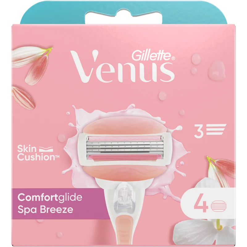 GILLETTE VENUS SPA BREEZE RICAMBIO 4 PEZZI