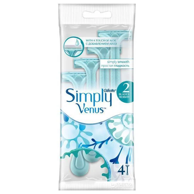 Gillette Simply Venus rasoi donna 2 lame , 4 pezzi