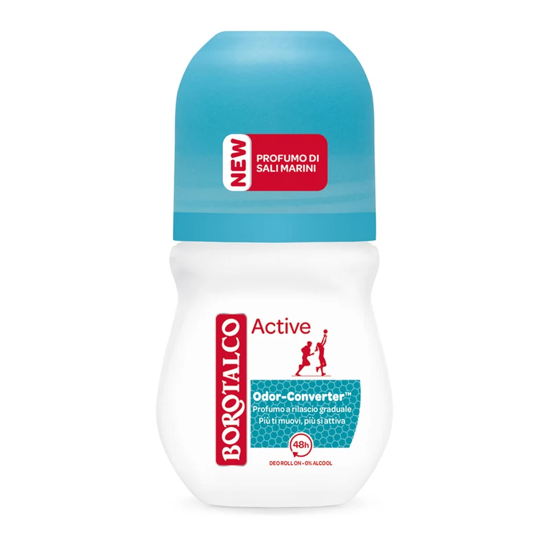 Borotalco Deodorante Roll On Active Blu 48h 50ml