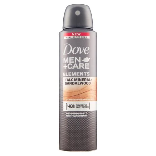 Dove Men + Care talc mineral & sandalwood spray 150ml
