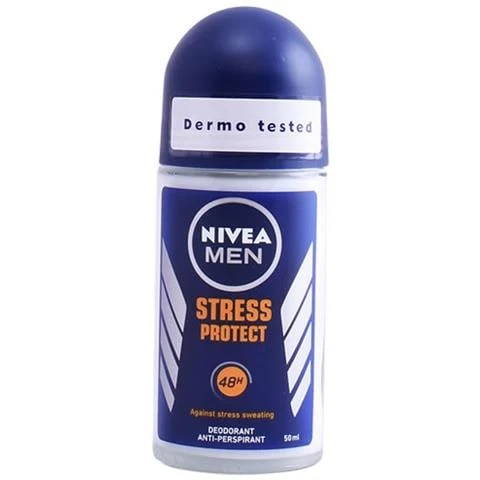 NIVEA Men Stress Protect Roll-On 50ml – Deodorante Antitraspirante 48H Senza Alcool
