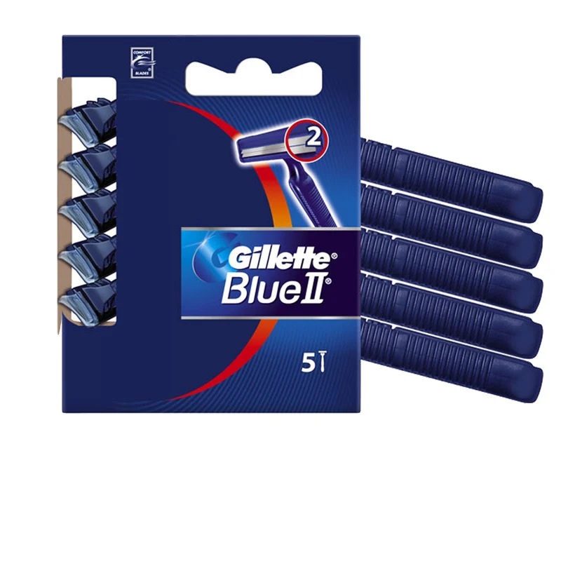 GILLETTE - blue II standard - kit 5 rasoi usagetta