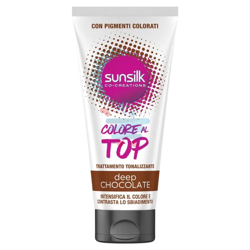 SUNSILK TRATTAMENTO TONALIZZANTE COLORE AL TOP DEEP CHOCOLATE TUBO 180 ML