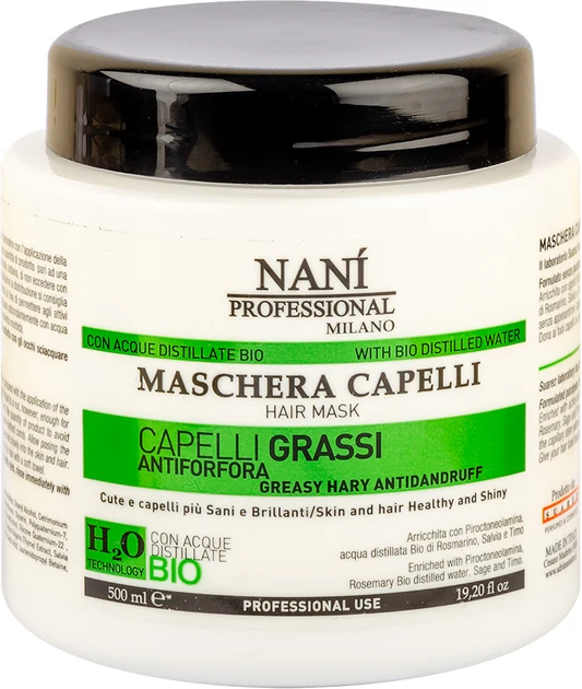 NANI MASCHERA GRASSI E FORFORA 500 ML