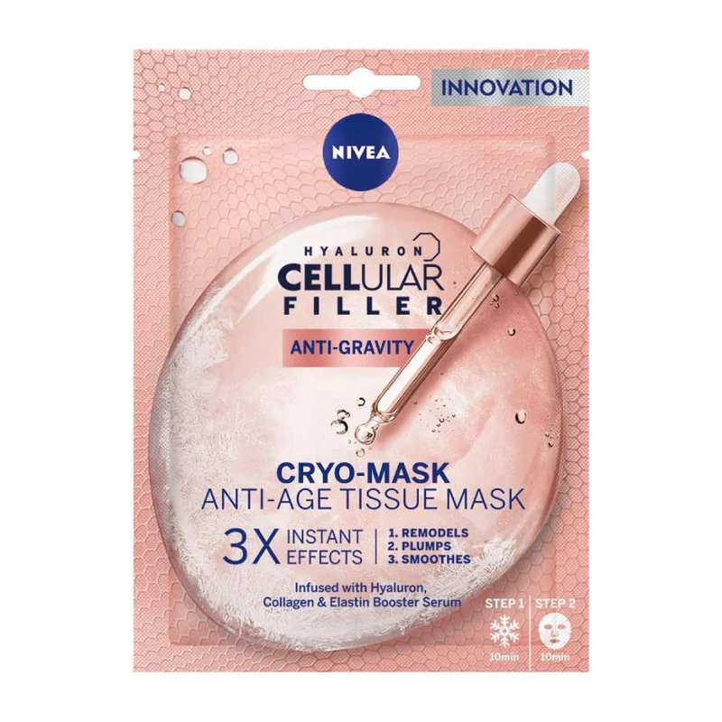 Nivea Hyaluron Cellular Filler Maschera In Tessuto Voluminizzante Rimodellante 10 Minuti