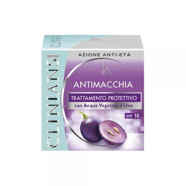 Clinians Trattamento Protettivo Crema Viso Anti Macchie Anti Rossore Anti Eta' Spf 10 50ml