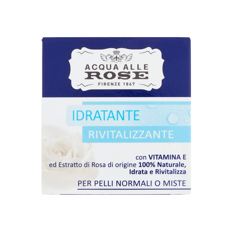 Roberts Acqua Alle Rose Crema Viso Idratante Rivitalizzante Pelli Miste 50ml