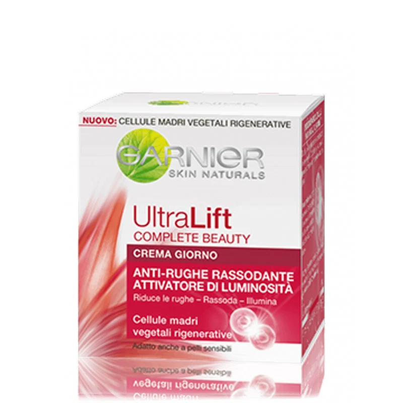 Garnier SkinActive Ultra Lift Crema Anti Rughe Giorno Trattamento Completo 50ml