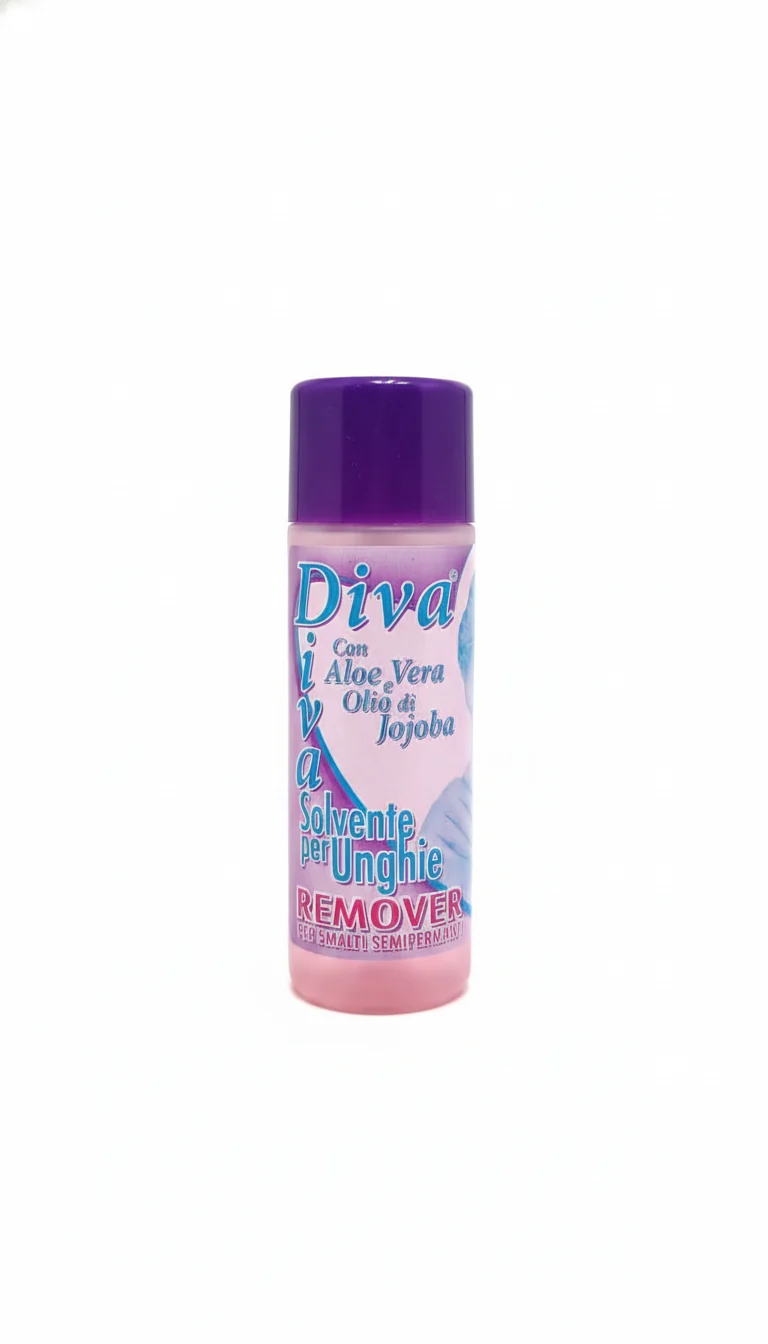 Diva Solvente per Unghie Remover 125ml - Con Aloe Vera e Olio di Jojoba