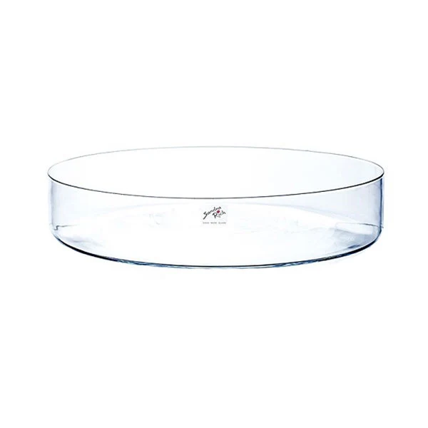 Vaso Vetro Tondo Cora D 39X8 Cm