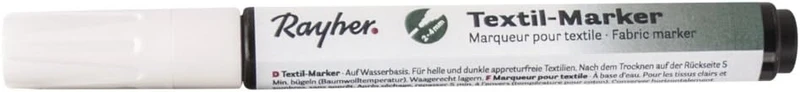 Marker Textil Bianco Rayher