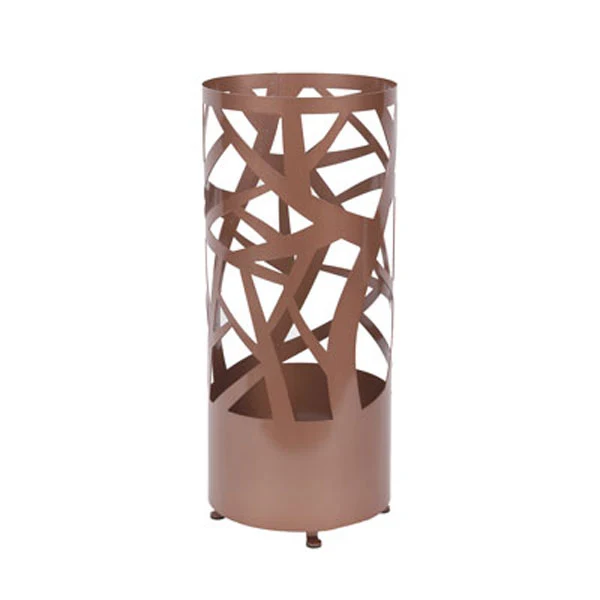 Porta Ombrelli Autunno Rame Metallizzato 25X56 Cm