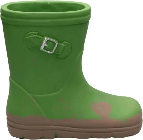 Vaso Splash Cachepot Stivale Sx Verde