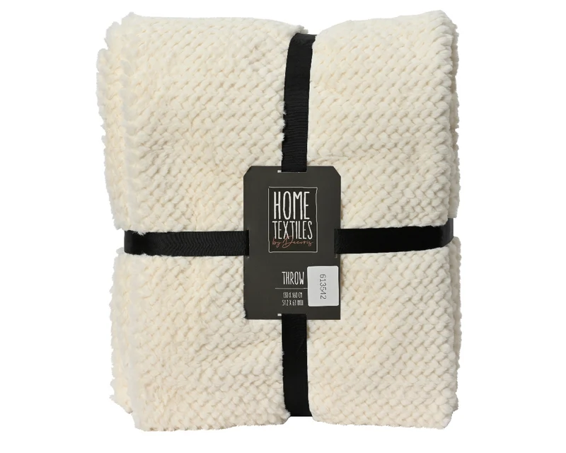 Coperta White In Pile 130x 160 Cm