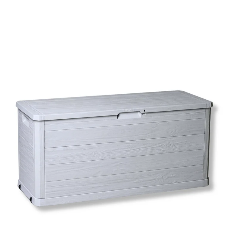 Baule cassapanca portatutto multiuso woody's 280 lt grigio tortora