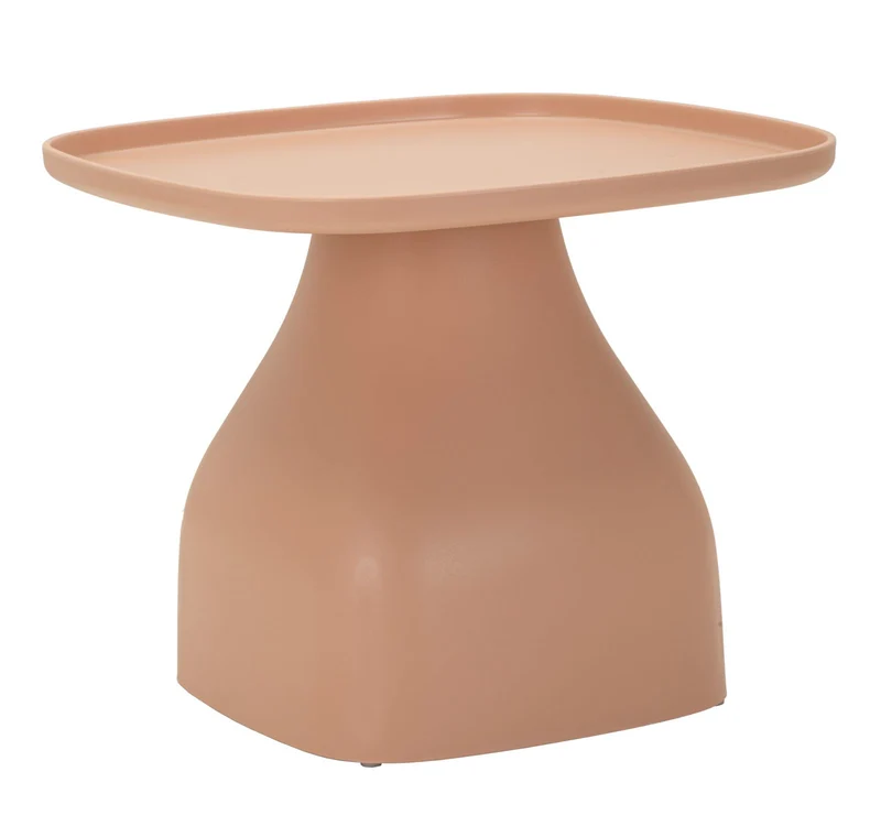 Tavolinetto Gea Rosa CM 48X48X38 Design Moderno e Elegante