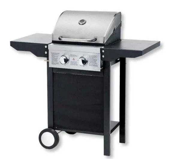 Barbecue a Gas Vesuvio 2 Bruciatori - Griglie in Ghisa e Termometro