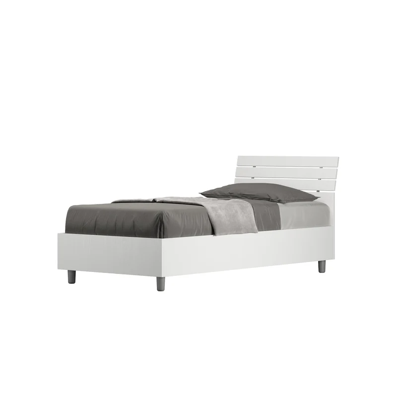 Itamoby Letto singolo Ankel 80x190 cm - Con contenitore o rete a doghe