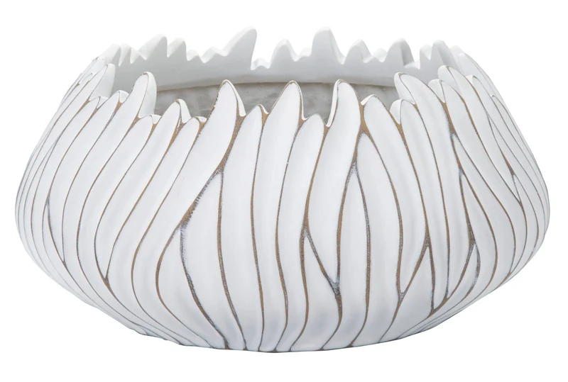 Cachepot Elegante Gaspeau in Resina Honduras Ø 40x20 cm