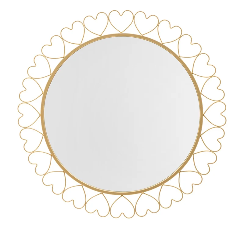 Specchio Cuori Ø 80 cm - Eleganza e Luce per Ogni Ambiente