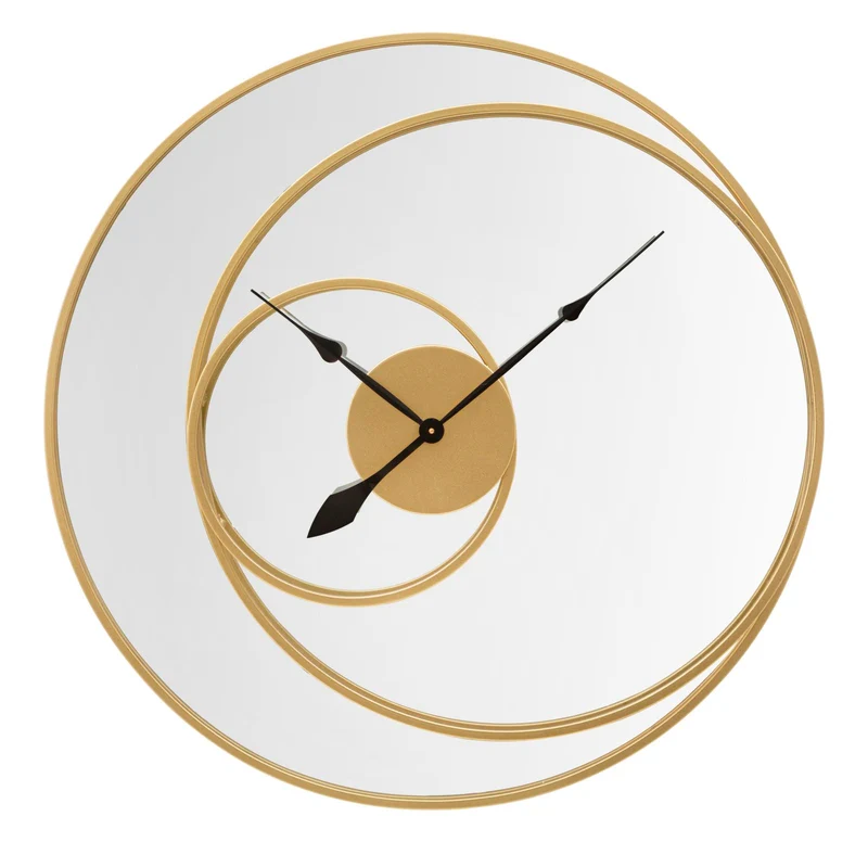 Orologio da Parete Rotondo in Specchio Ø 90x5,5 cm