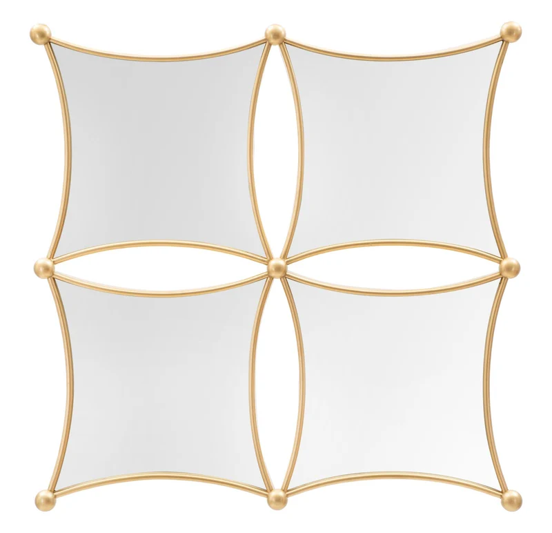 Specchio geometrico da parete Jalo 68x3,5 cm