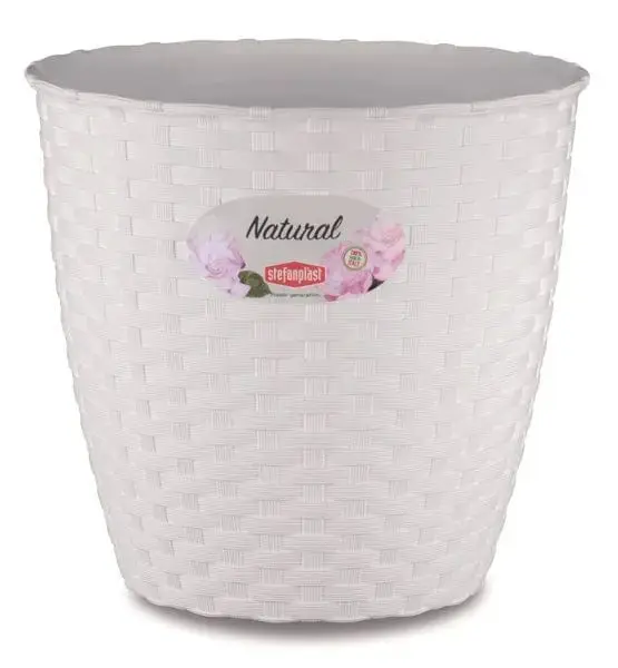 Vaso natural cm.19 diversi colori