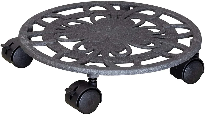 Carrello Per Piante Ghisa Ferro Micaceo D28 Cm 60Kg