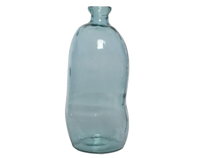 Vaso Vetro Riciclato Misty Blue D 22X51 Cm