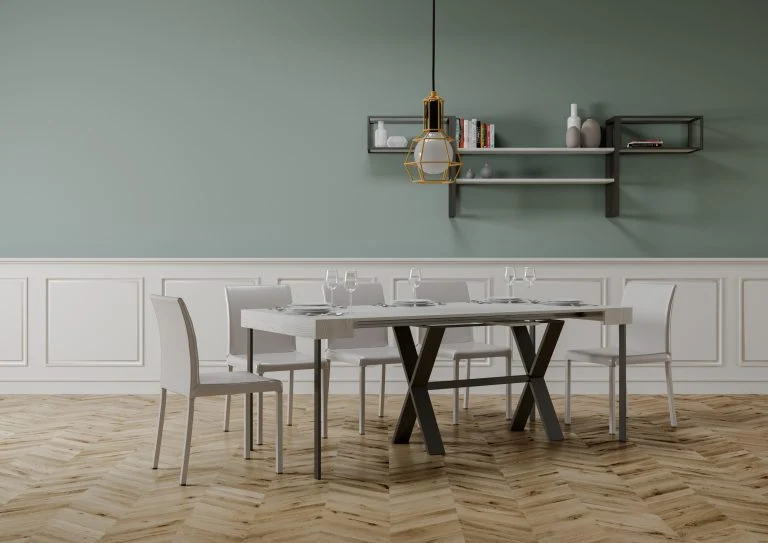 Itamoby Consolle allungabile Xenia con Telaio Antracite