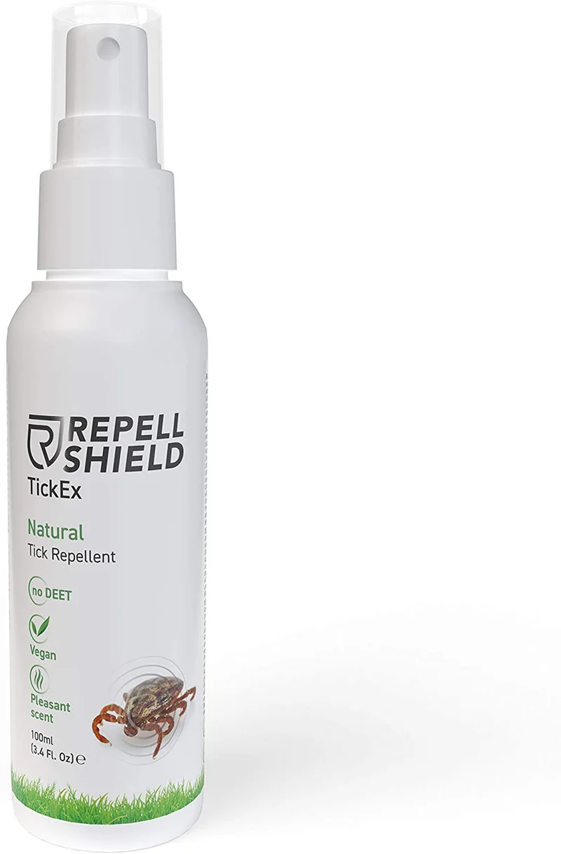 Repell Shield Spray Repellente Zecche Uomo - Protezione Anti Zecche Uomo Duratura - Efficiente Spray Antizecche per Uomo Bio - Anti Insetti e Antizecche uomo a base di Oli Essenziali, 100 ml