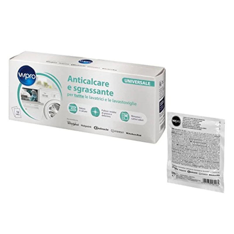 Whirlpool-WPro Wpro DES123 Anticalcare e Sgrassante in Buste (12pz)
