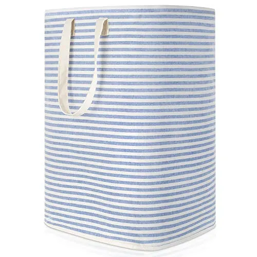 Lifewit 72L Cesta Portabiancheria in Cotone Terylene e Rivestimento 72L, Blu