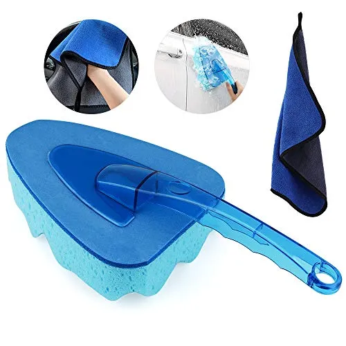 Venga amigos Auto Parabrezza Cleaner Pulitore(34 * 16cm) Azzurro